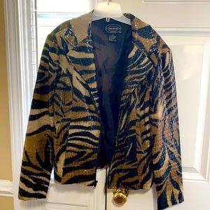 Tiger striped jacket